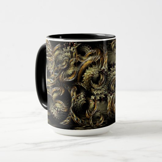 Mug Fractal Dark Art Scaliata (Devant gauche)