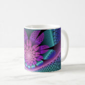 Mug Fractal Imaginaire coloré à motif inhabituel (Devant droit)