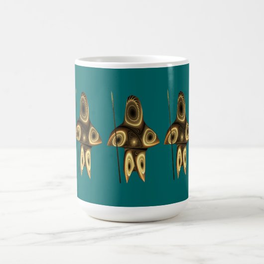 Mug Fractal Inuit Hunter (Centre)