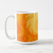 Mug Fractale chaotique Swirl Art Abstrait (Gauche)