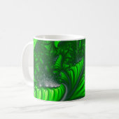 Mug fractale de la jungle (Devant gauche)