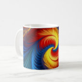 Mug Fractale de Mandelbrot Feather And Claw (Devant gauche)