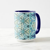 Mug Fractale d'hiver (Devant droit)