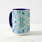 Mug Fractale d'hiver (Devant gauche)