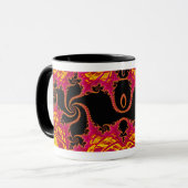 Mug Fractale flamboyante (Devant gauche)