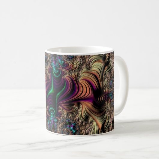 Mug fractale mandelbrot (Devant droit)