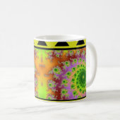 Mug Fractale Oeil Vert (Devant droit)