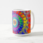 Mug Fractale psychédélique (Devant droit)