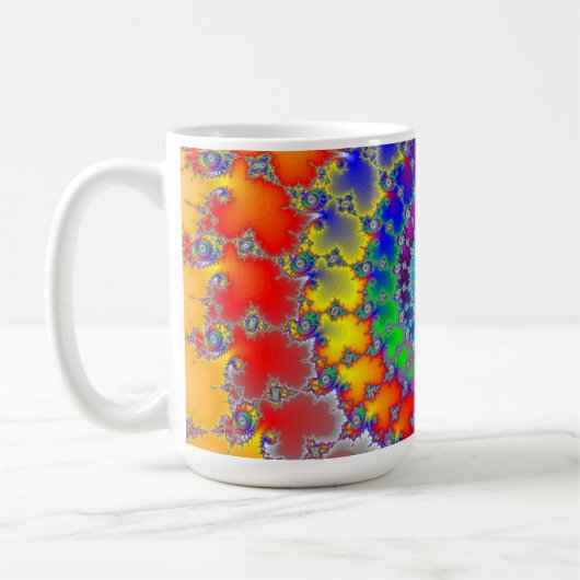 Mug Fractale psychédélique (Gauche)