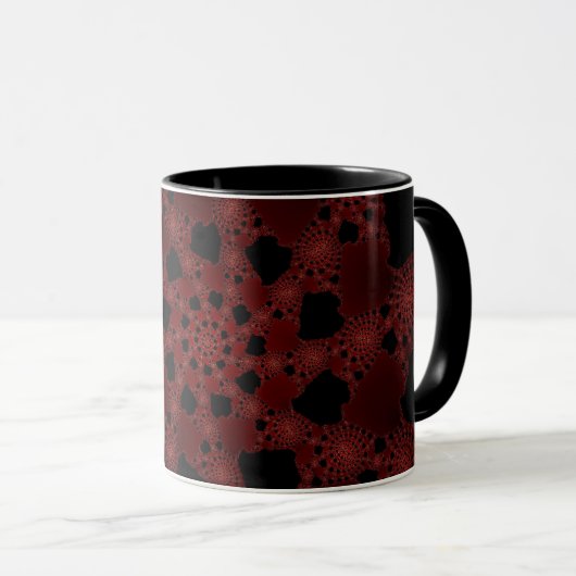 Mug Fractale Spiderweb (Devant droit)