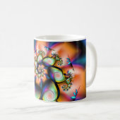 Mug Fractale tropicale de Smoothie (Devant droit)