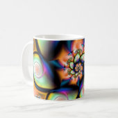 Mug Fractale tropicale de Smoothie (Devant gauche)