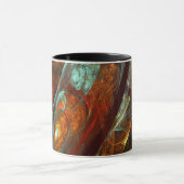 Mug Fractionner l'art Abstrait (Centre)