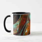 Mug Fractionner l'art Abstrait (Gauche)