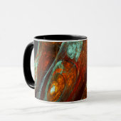 Mug Fractionner l'art Abstrait (Devant gauche)