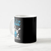 Mug Fractionner se produit drôle Bowling (Devant gauche)