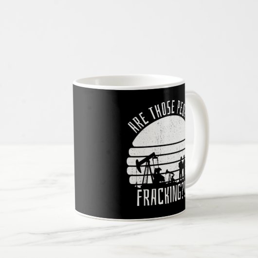 Mug Fracture de forage d'huile (Devant droit)