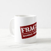 Mug Fragile manipulez avec l'article de soin (Devant gauche)