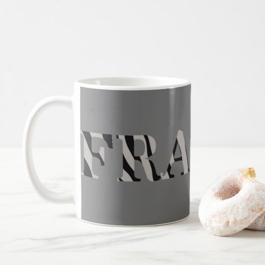Mug Fragile Zebra (Avec donut)
