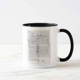 Mug Fragment de lettre écrit par Christopher