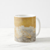 Mug fragment de pierre Brown et blanc (Devant droit)