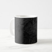 Mug Fragment de pierre noir et gris (Devant gauche)