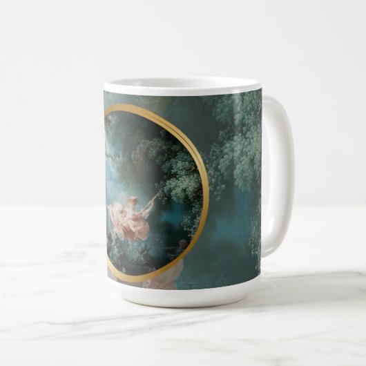 Mug Fragonard “The Swing” Vintage Art Scented Glass (Devant droit)