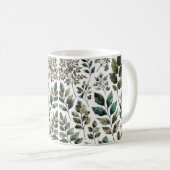 Mug Fraîchement Brûlé, Naturellement Feuille Conceptio (Devant droit)