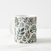 Mug Fraîchement Brûlé, Naturellement Feuille Conceptio (Devant gauche)