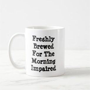 Mug Fraîchement Brûlé Pour Le Matin Malaisé