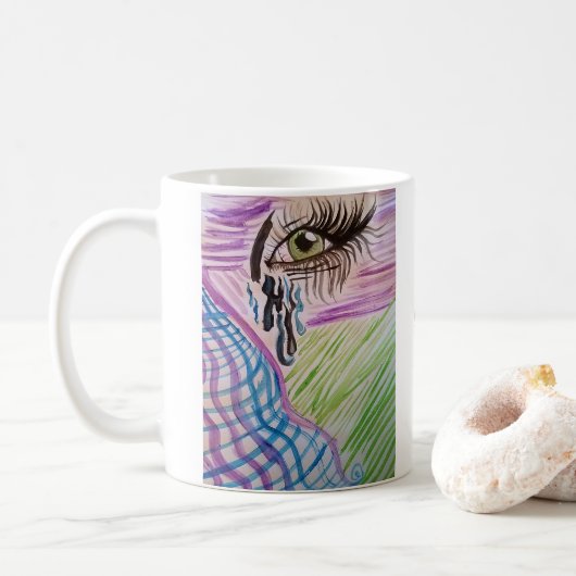 Mug Fraîchement réveillé (Avec donut)