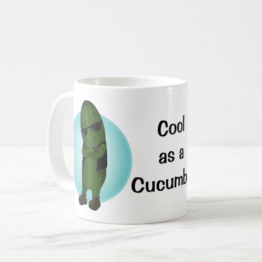 Mug Frais comme un concombre (Devant gauche)