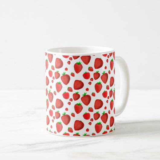 Mug Fraise (Devant droit)