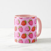 Mug Fraise (Devant droit)