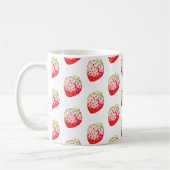 Mug fraise d'aquarelle (Gauche)
