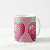 Mug Fraise Debout (Devant droit)