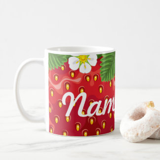 Mug Fraise d'été Café Personnalisé Mug, Coupe