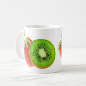 Mug Fraise et kiwi (Devant gauche)