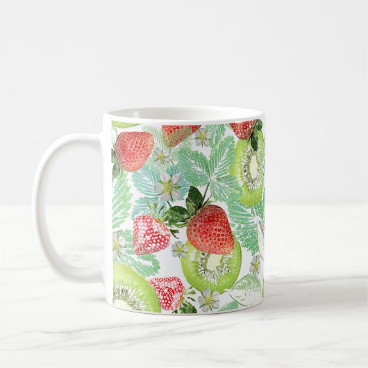 Mug Fraise et kiwi. (Gauche)