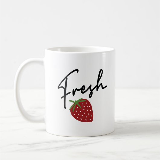 Mug Fraise fraîche (Gauche)