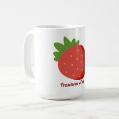 Mug Fraise Fraîcheur d'été (Devant gauche)