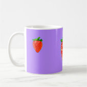 Mug Fraise juteuse en style pop art (Gauche)