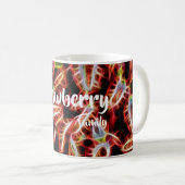 Mug Fraise maison cadeau de chauffage (Devant droit)