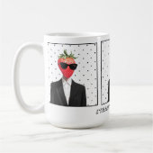 Mug Fraise Mignonne avec Lunettes de Soleil (Gauche)