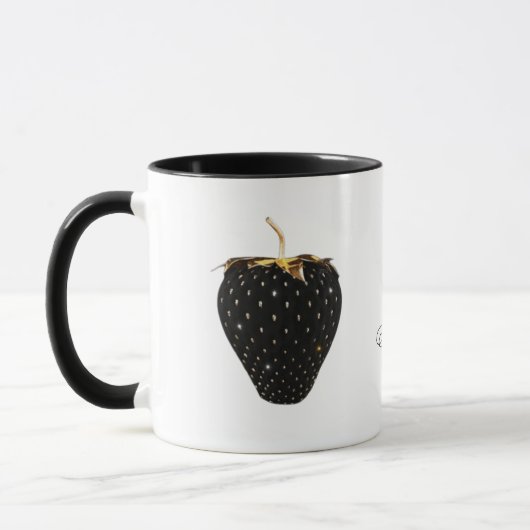Mug Fraise noire (Gauche)