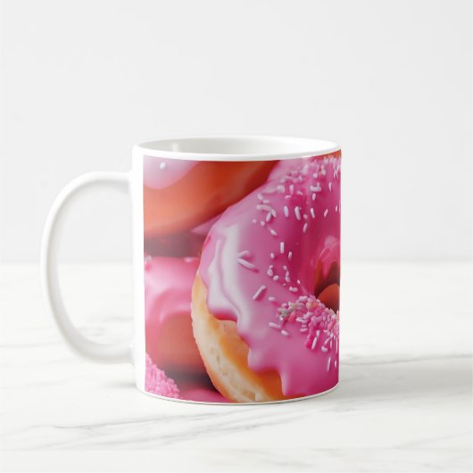 Mug Fraise rose (Gauche)