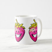 Mug Fraise rose (Devant droit)