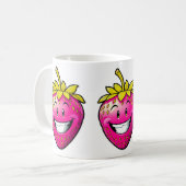 Mug Fraise rose (Devant gauche)