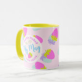 Mug Fraise rose (Devant gauche)