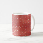 Mug Fraise Rouge Points Blancs (Devant droit)
